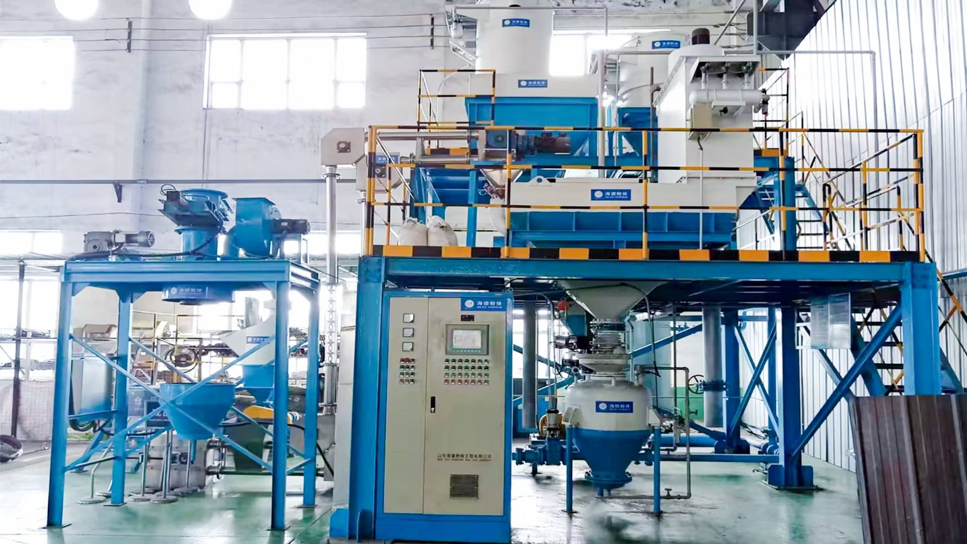 樹脂粉氣力輸送