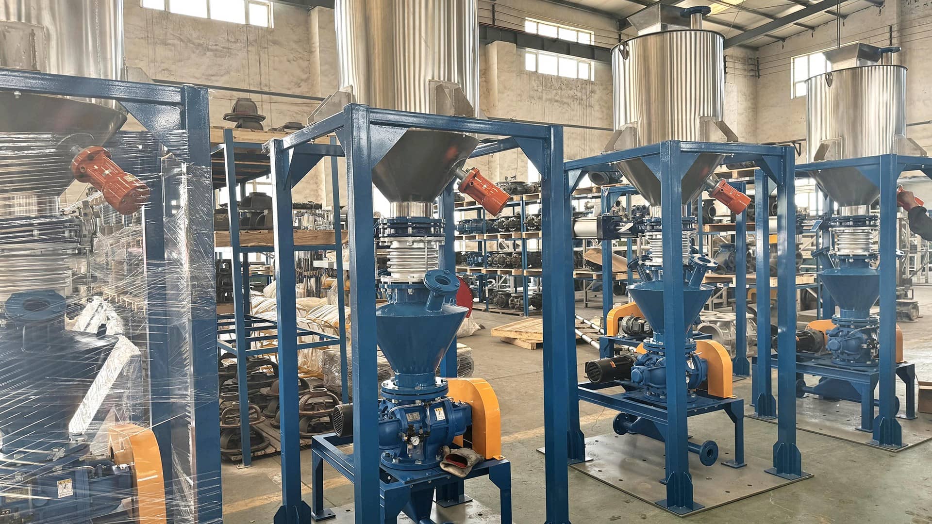 粉倉氣力輸送簡介，粉體輸送設(shè)備結(jié)構(gòu)原理介紹(圖4)